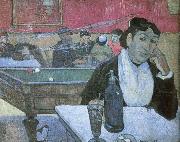 Paul Gauguin Dans  un cafe a Arles depicts the same cafe Van Gogh painted France oil painting artist